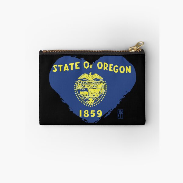 Item preview, U.S. State - I Love Oregon - Oregon Flag designed and sold by ArtProjectShop.