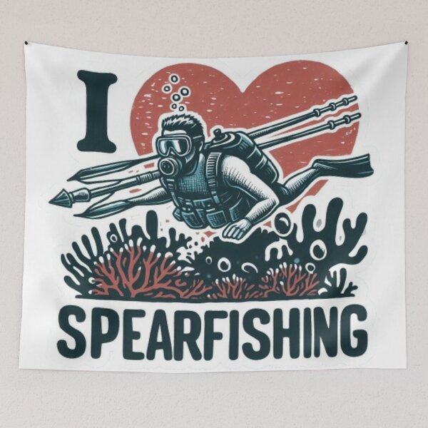 Item preview, spearfishing lover. spearfishing  designed and sold by DmitrySkripnyc.