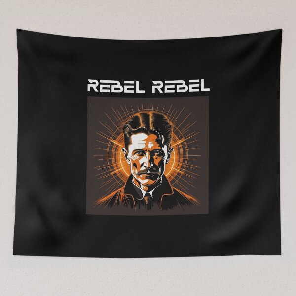 Item preview, Rebel Rebel - Nikola Tesla designed and sold by Black Couch Lounge.