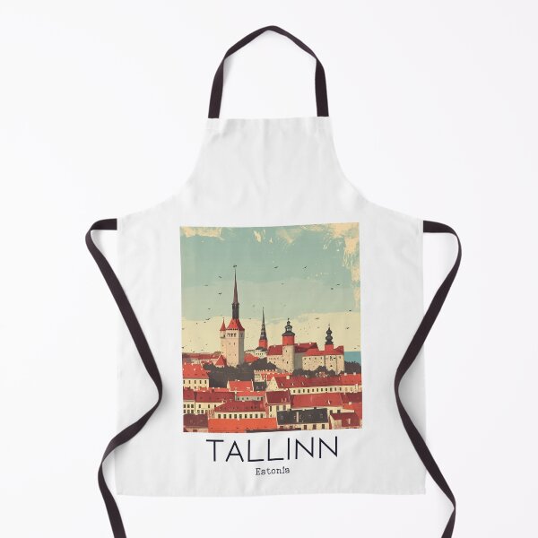 Item preview, A Vintage Travel Illustration of Tallinn - Estonia designed and sold by GoodOldVintage.