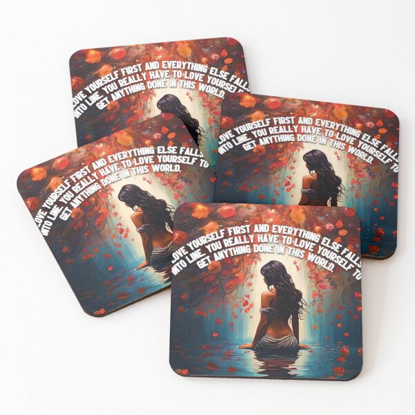 Item preview, Love yourself first and everything else falls into line. You really have to love yourself to get anything done in this world. designed and sold by designJasmin.
