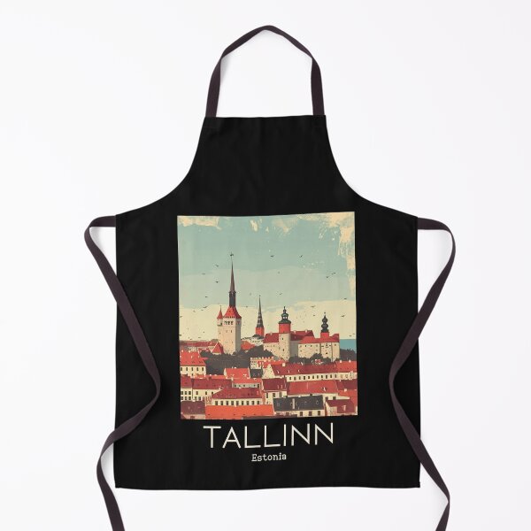 Item preview, A Vintage Travel Illustration of Tallinn - Estonia designed and sold by GoodOldVintage.