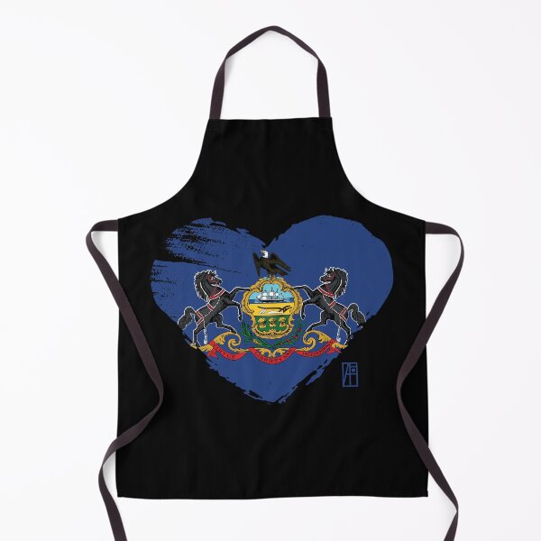 Item preview, U.S. State - I Love Pennsylvania - Pennsylvania Flag designed and sold by ArtProjectShop.