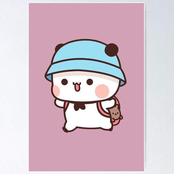 Item preview, BuBu Panda on her way to see DuDu❤️ designed and sold by Pandety.