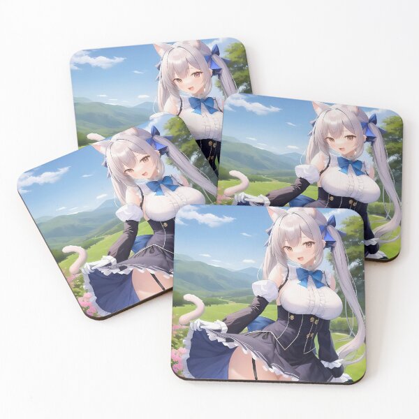 Item preview, Silver Cat Ecchi  Ecchi Anime Waifu maid sama designed and sold by lifeissheep.