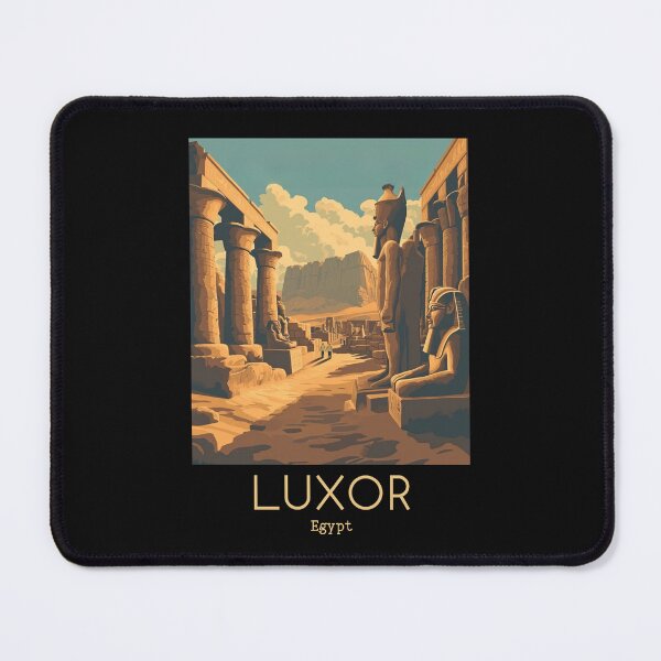 Item preview, A Vintage Travel Illustration of Luxor - Egypt  designed and sold by GoodOldVintage.