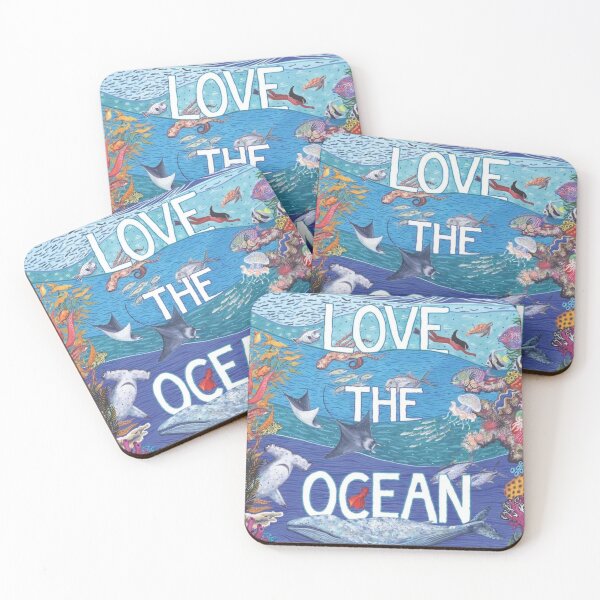 Item preview, LOVE THE OCEAN designed and sold by bugsyshoppe.