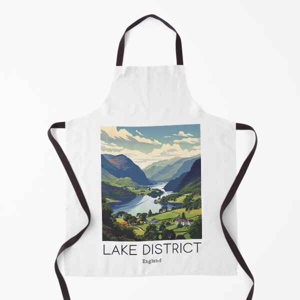 Item preview, A Vintage Travel Illustration of Lake District - England  designed and sold by GoodOldVintage.