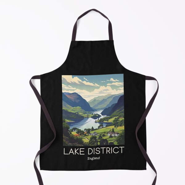 Item preview, A Vintage Travel Illustration of Lake District - England designed and sold by GoodOldVintage.