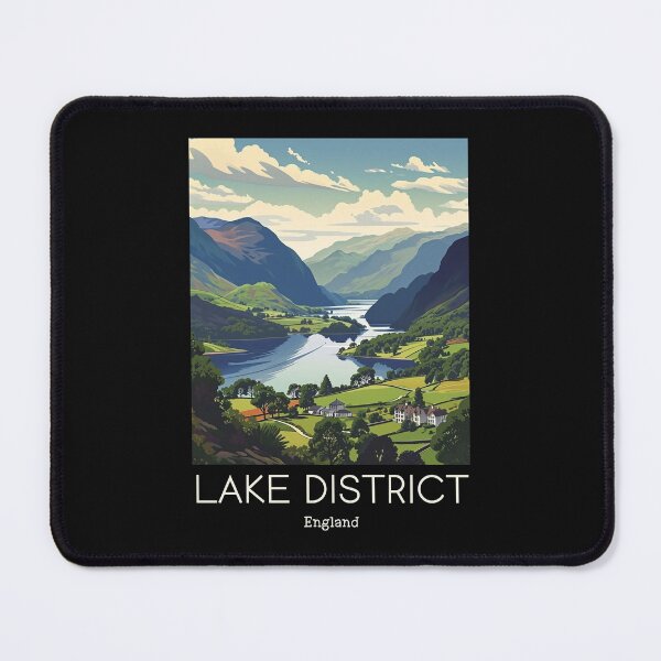 Item preview, A Vintage Travel Illustration of Lake District - England  designed and sold by GoodOldVintage.
