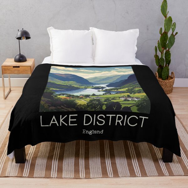 Item preview, A Vintage Travel Illustration of Lake District - England  designed and sold by GoodOldVintage.