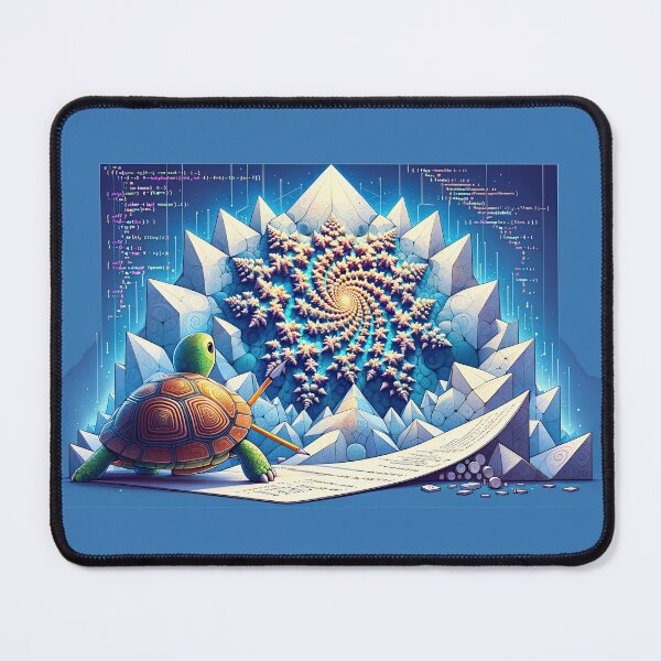 Item preview, Recursive Realms: The Turtle's Guide to Fractal Coding designed and sold by TuringTacoTales.