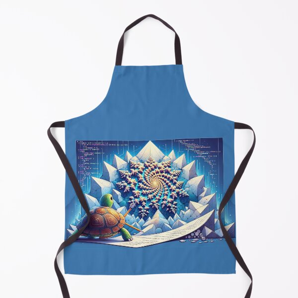 Item preview, Recursive Realms: The Turtle's Guide to Fractal Coding designed and sold by TuringTacoTales.