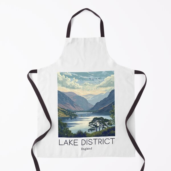 Item preview, A Vintage Travel Illustration of Lake District - England  designed and sold by GoodOldVintage.