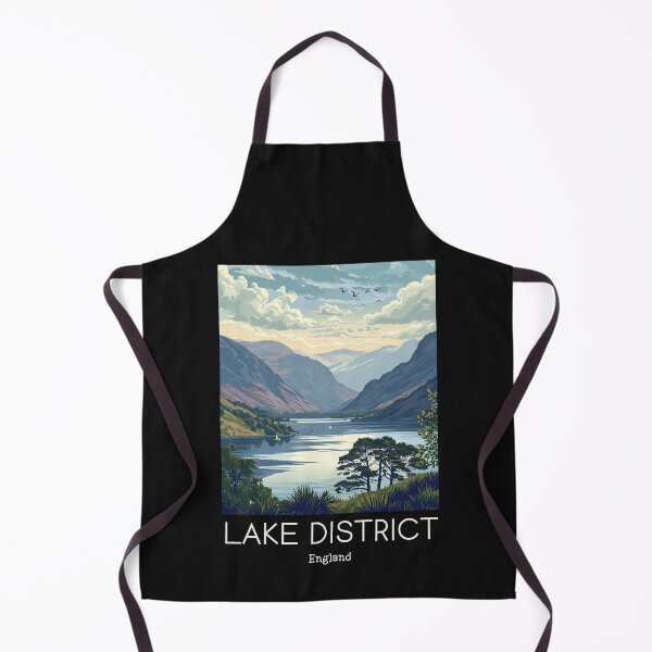 Item preview, A Vintage Travel Illustration of Lake District - England  designed and sold by GoodOldVintage.