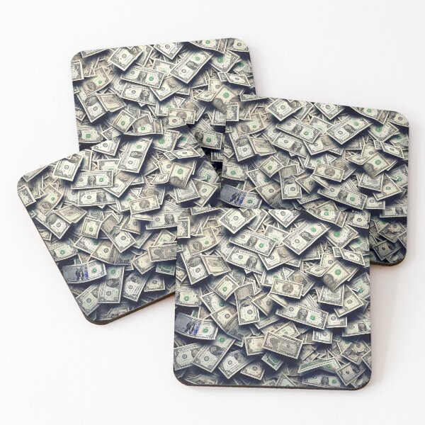 Item preview, image of scattered dollar bills designed and sold by nokoryna.