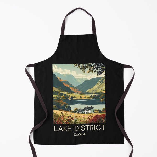Item preview, A Vintage Travel Illustration of Lake District - England  designed and sold by GoodOldVintage.
