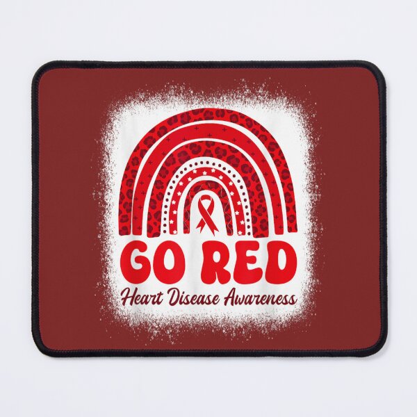 Item preview, Go Red Rainbow Heart Disease Awareness designed and sold by THIENVT.
