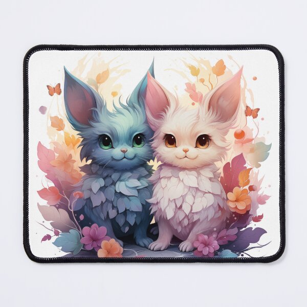 Item preview, Valentines Day Two Cute Little Foxes in Love  designed and sold by Łukasz Glasow.