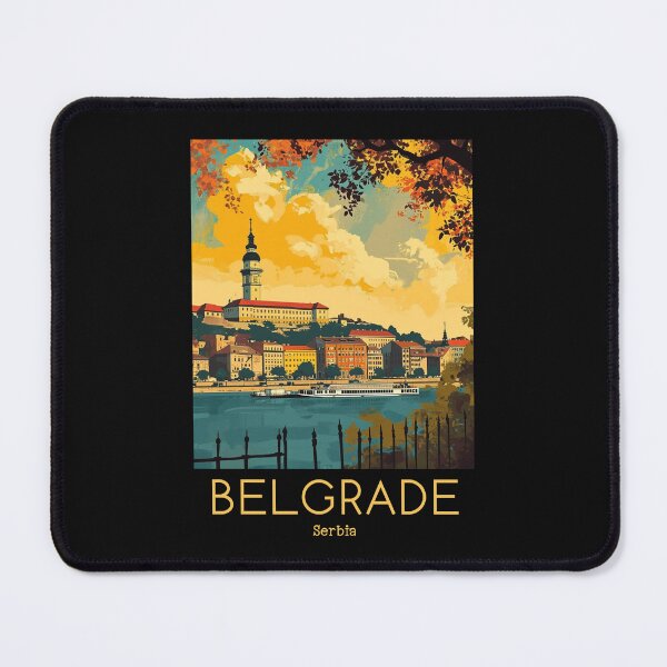 Item preview, A Vintage Travel Illustration of Belgrade - Serbia  designed and sold by GoodOldVintage.