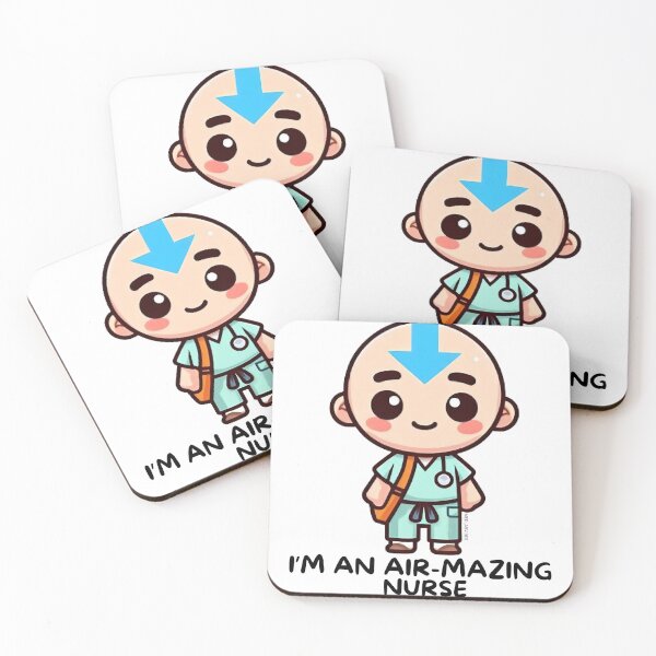Item preview, Air-mazing Nurse Cartoon designed and sold by MedLabVibes.