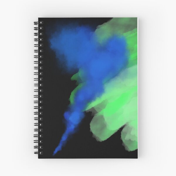 Item preview, Explosión de resumen azul brillante y verde brillante designed and sold by TheOrderedBox.