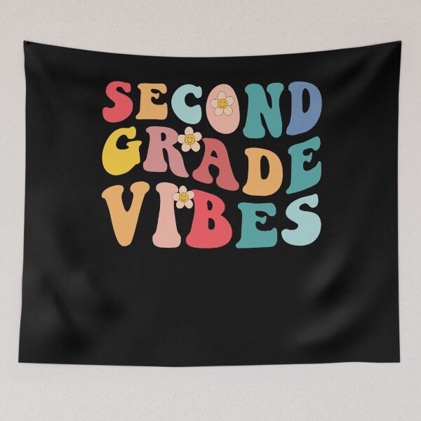 Item preview, Second Grade Vibes Groovy Summer Graduation Teacher Students designed and sold by MobyStickers.