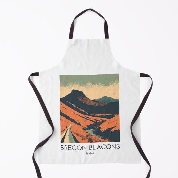Item preview, A Vintage Travel Illustration of Brecon Beacons - Wales designed and sold by GoodOldVintage.