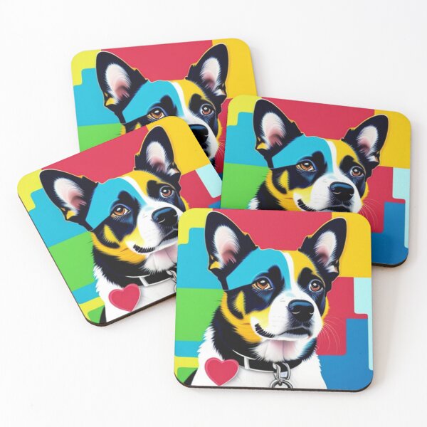 Artikelvorschau, Hundeaufkleber entworfen und verkauft von Flowerslaps.