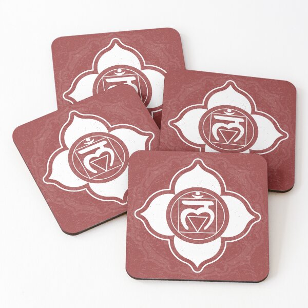 Item preview, Root Chakra Mandala - Ruby + Snow designed and sold by Irene Estelle.