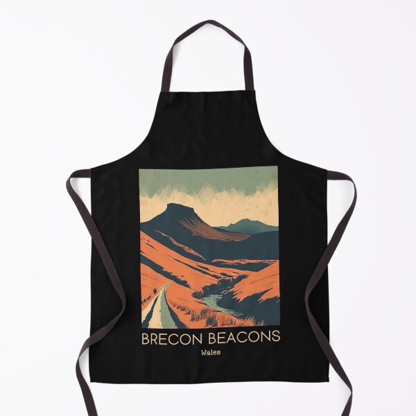 Item preview, A Vintage Travel Illustration of Brecon Beacons - Wales designed and sold by GoodOldVintage.