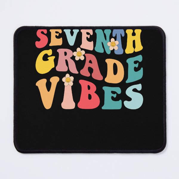 Item preview, Seventh Grade Vibes Groovy Summer Graduation Teacher Student designed and sold by MobyStickers.