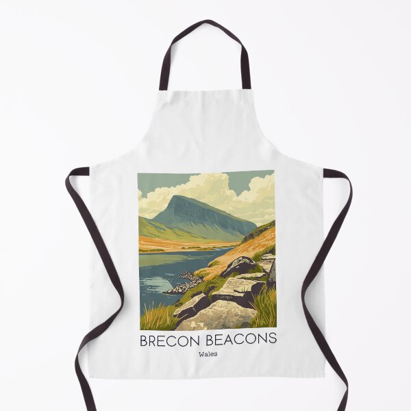 Item preview, A Vintage Travel Illustration of Brecon Beacons - Wales designed and sold by GoodOldVintage.