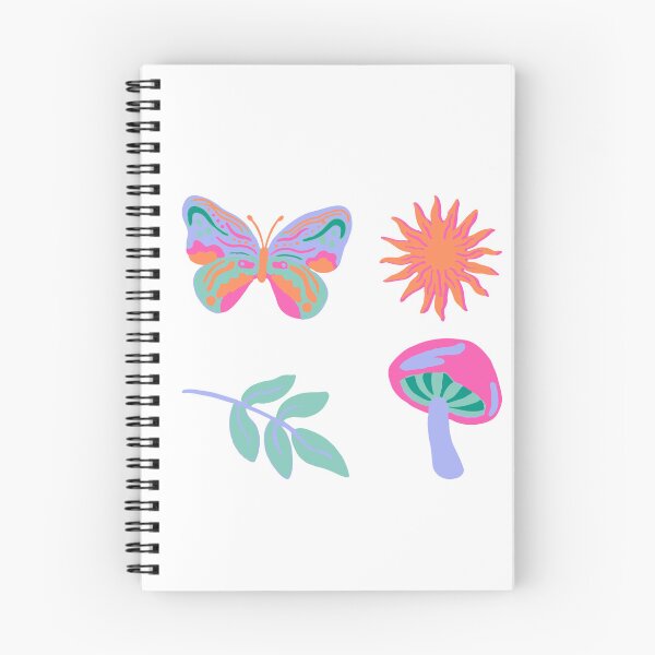 Aperçu de l'œuvre Boho Bright Papillon Champignon Soleil créée et vendue par Mebbert.