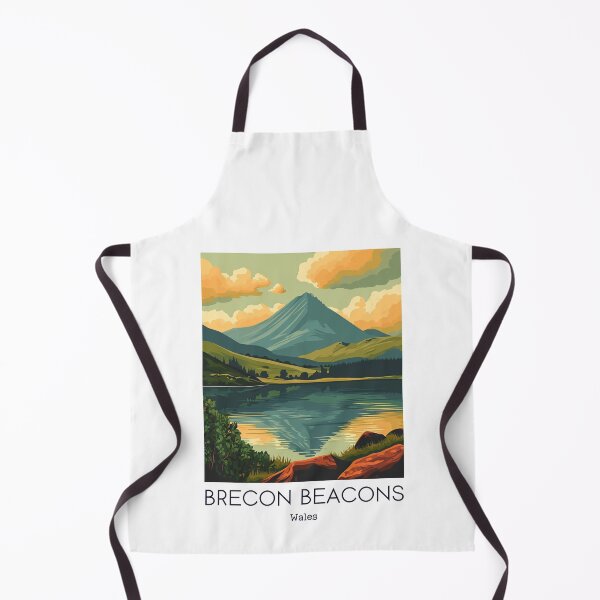 Item preview, A Vintage Travel Illustration of Brecon Beacons - Wales designed and sold by GoodOldVintage.