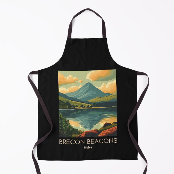 Item preview, A Vintage Travel Illustration of Brecon Beacons - Wales designed and sold by GoodOldVintage.