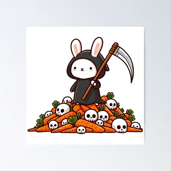 Item preview, Reaper Bunny designed and sold by LemuellTrends.
