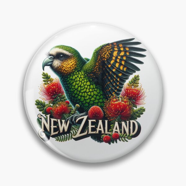Item preview, New Zealand Kakapo Splendor designed and sold by HomeAndHope.
