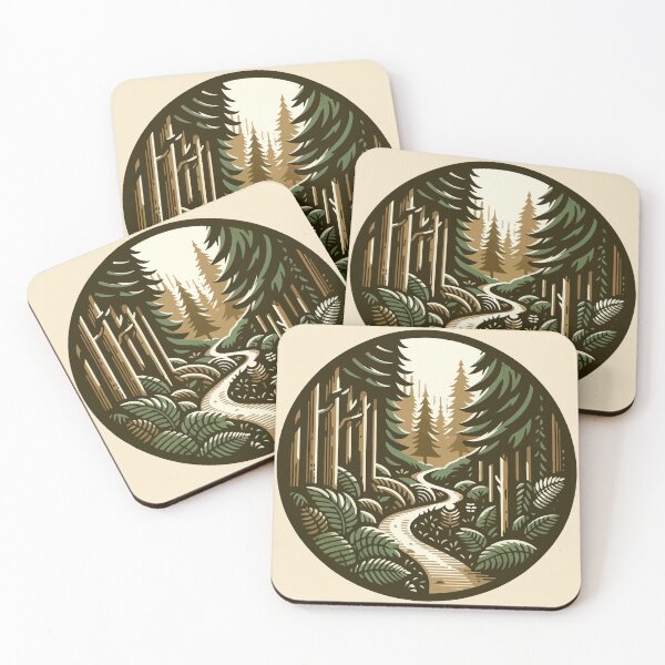 Item preview, Forest Pathway: A Hiker's Solace designed and sold by Granola Souls.