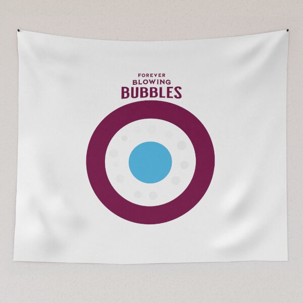Item preview, Forever Blowing Bubbles West Ham Mod Target Merch 60s Music Retro Mod designed and sold by All1Mod.