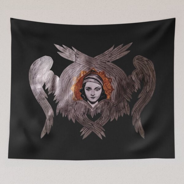 Item preview, Silver Winged Pola Negri Silver Screen Seraphim designed and sold by bwasylewicz.
