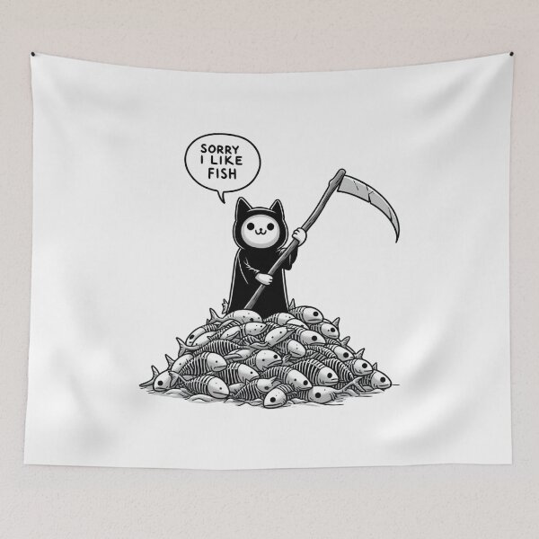 Item preview, Reaper Cat designed and sold by LemuellTrends.