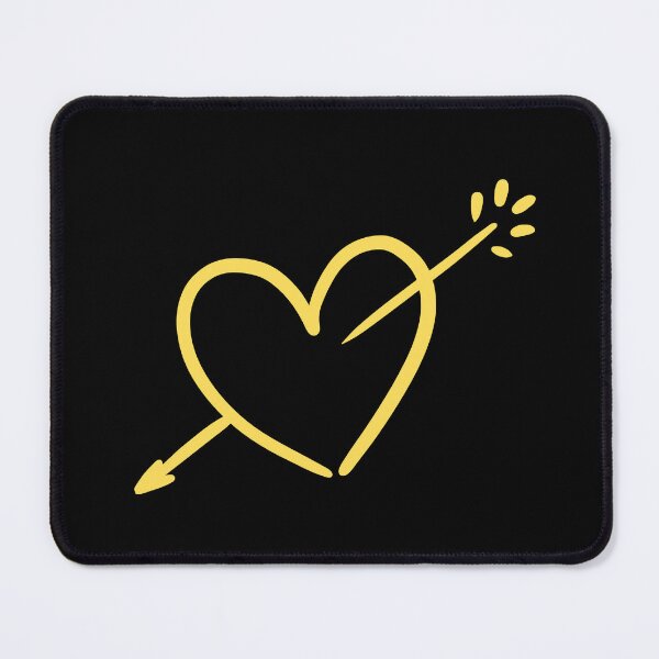 Item preview, Kansas City Yellow Heart Arrow Red KC designed and sold by Allaouitige4.