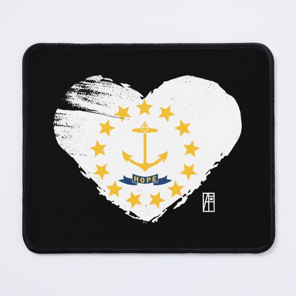 Item preview, U.S. State - I Love Rhode Island - Rhode Island Flag designed and sold by ArtProjectShop.