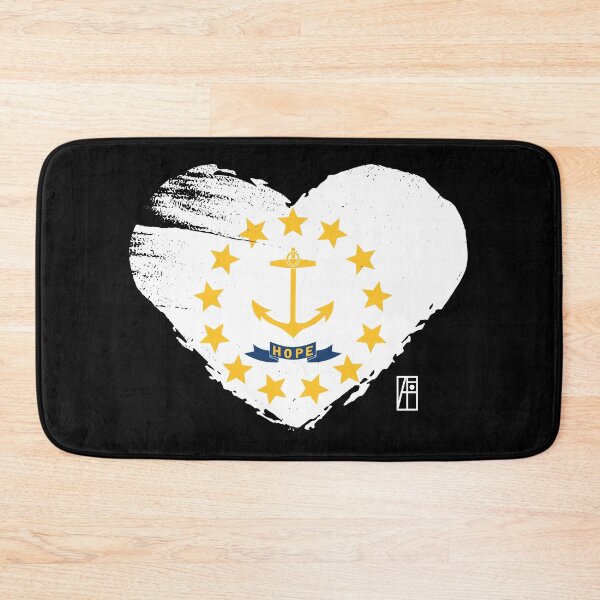 Item preview, U.S. State - I Love Rhode Island - Rhode Island Flag designed and sold by ArtProjectShop.