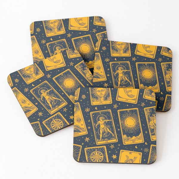 Item preview, Mystic Tarot Tapestry - Enigmatic Card Deck Pattern designed and sold by Sir Meow Meow.