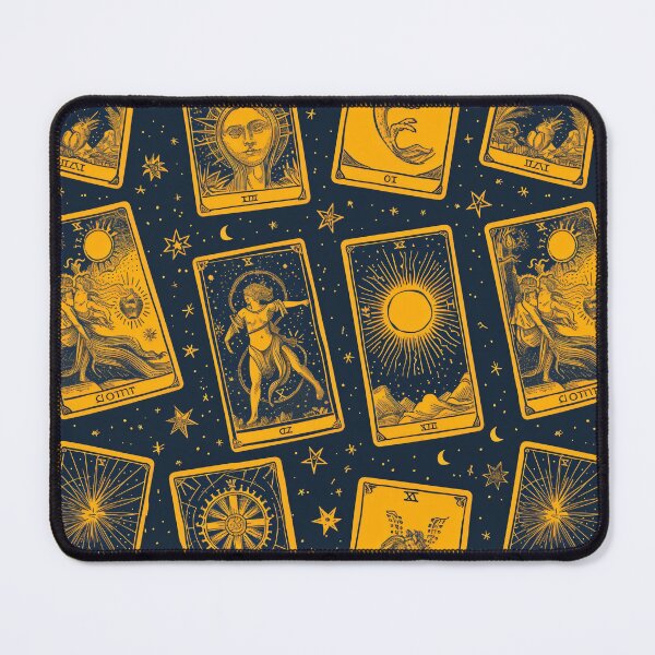 Item preview, Mystic Tarot Tapestry - Enigmatic Card Deck Pattern designed and sold by Sir Meow Meow.