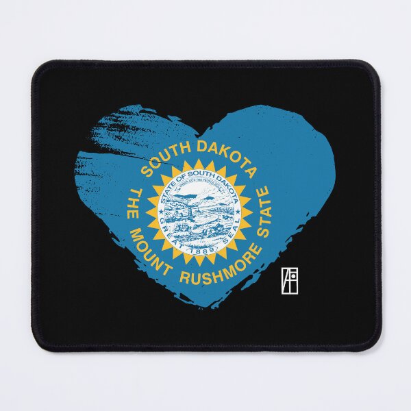 Item preview, U.S. State - I Love South Dakota - South Dakota Flag designed and sold by ArtProjectShop.