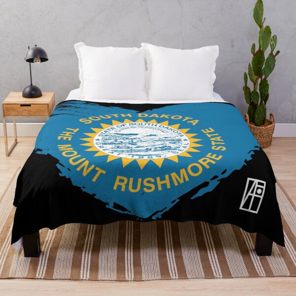 Item preview, U.S. State - I Love South Dakota - South Dakota Flag designed and sold by ArtProjectShop.