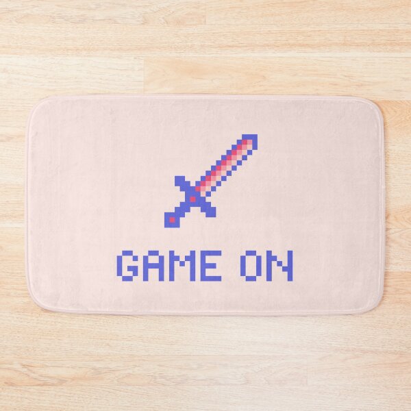 Item preview, GAME ON with pixel art sword designed and sold by lisousisa.